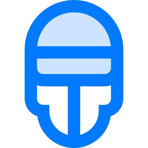 Hockey helmet Vitaliy Gorbachev Blue icon