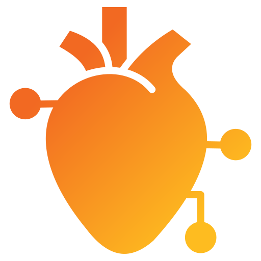 kunstmatig hart Generic gradient fill icoon