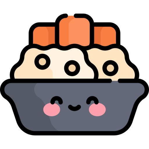 Adobo Kawaii Lineal color icon