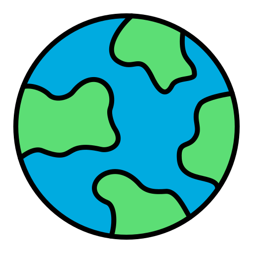 Planet earth Generic color lineal-color icon