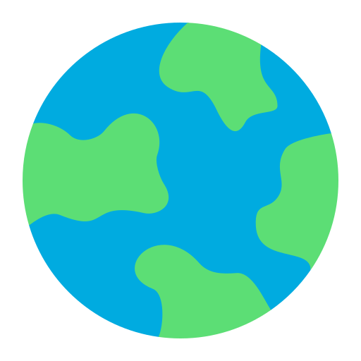 planeet aarde Generic color fill icoon