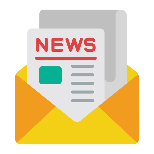 Newsletter Generic color fill icon