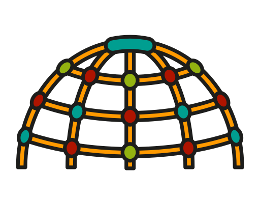 cúpula de escalada Generic color lineal-color Ícone