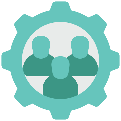 team management Generic color fill icon