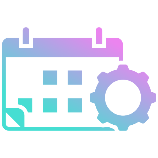 Event setting Generic gradient fill icon