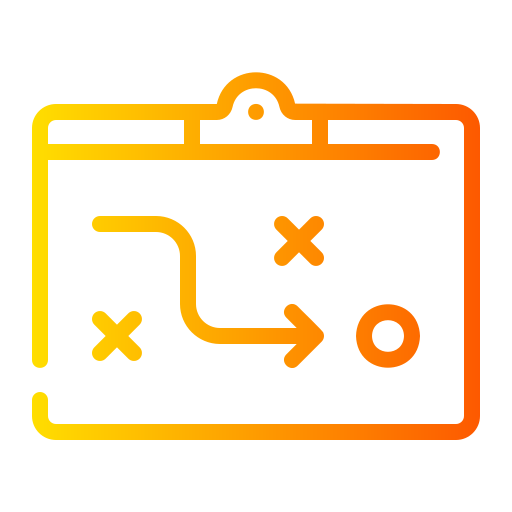 Strategic plan Generic gradient outline icon