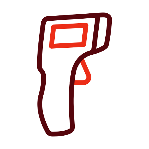 thermometerpistole Generic color outline icon