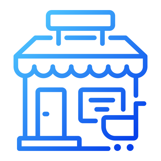 Store front Generic gradient outline icon