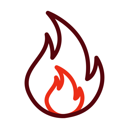 Огонь Generic color outline иконка