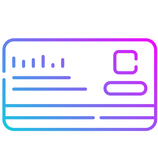 kreditkarte Generic gradient outline icon