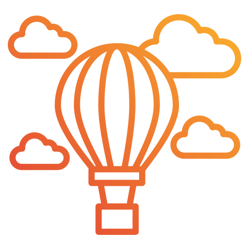 luchtballon Generic gradient outline icoon