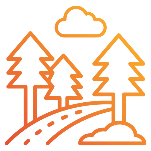 Forest Generic gradient outline icon