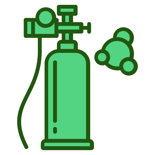 Oxygen tank Generic color lineal-color icon