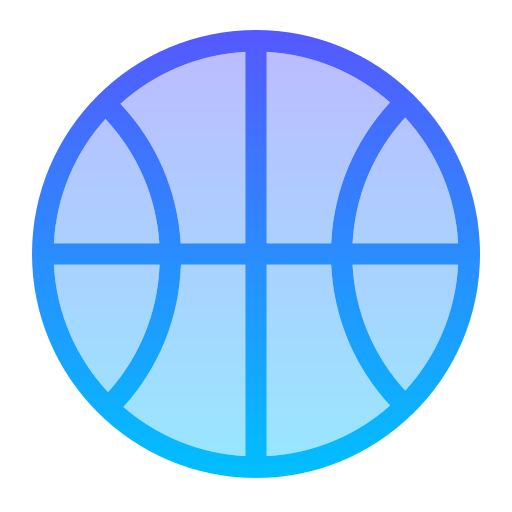 pallacanestro Generic gradient lineal-color icona