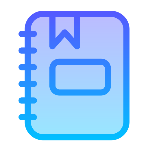 tagebuch Generic gradient lineal-color icon