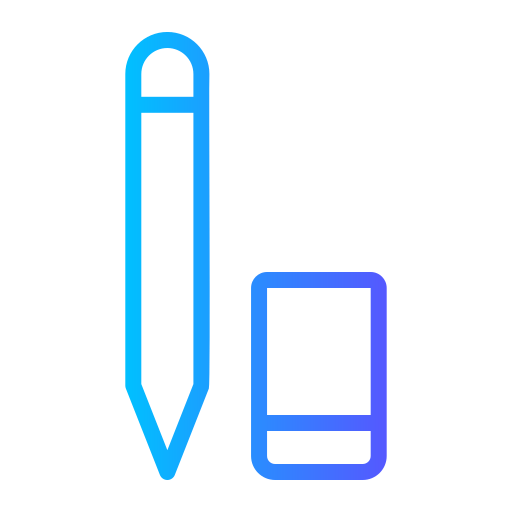 materiał biurowy Generic gradient outline ikona