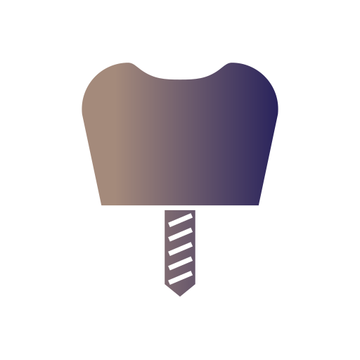 Tooth crown Generic gradient fill icon