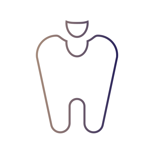 歯の詰め物 Generic gradient outline icon