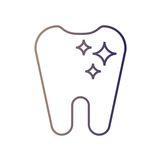 Чистый зуб Generic gradient outline иконка