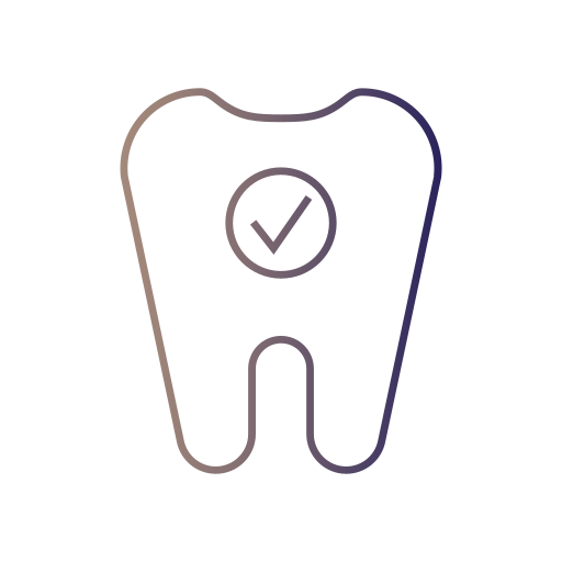 이빨 Generic gradient outline icon
