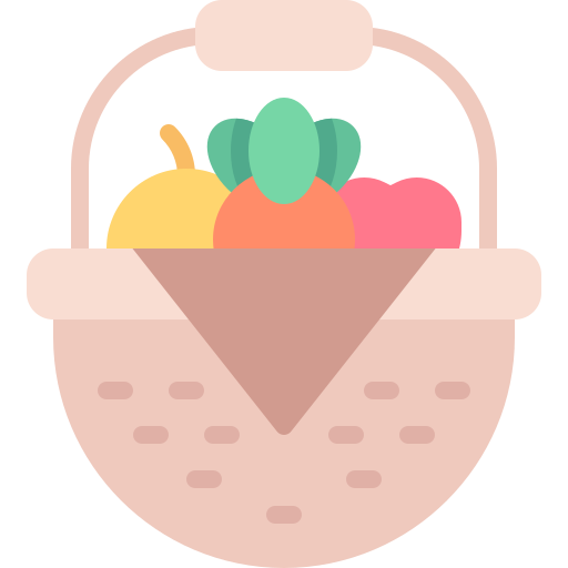 Корзинка для пикника Generic color fill иконка