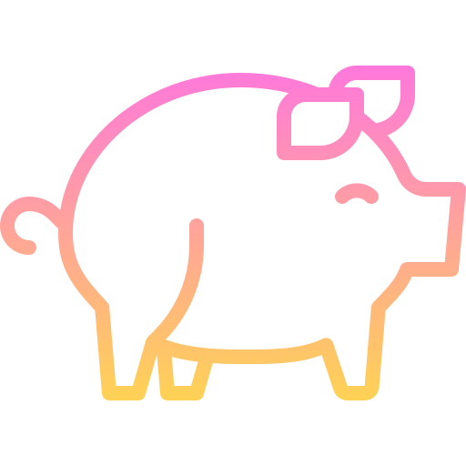 Pig Generic gradient outline icon