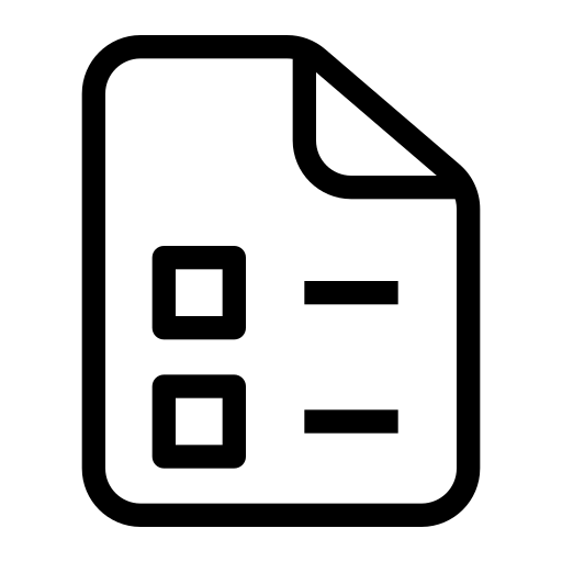 aufführen Generic black outline icon