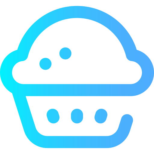 cupcake Super Basic Omission Gradient icoon
