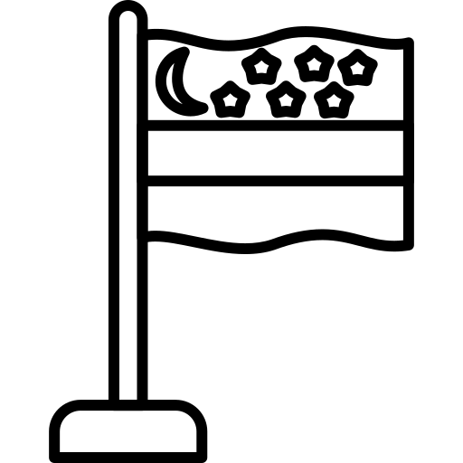 Uzbekistán Generic black outline icon