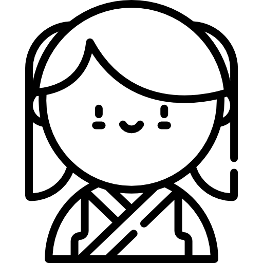 カンフー Kawaii Lineal icon