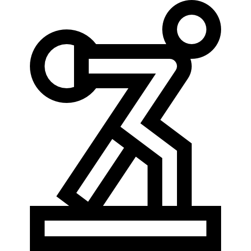 statua Basic Straight Lineal ikona