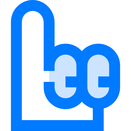 손가락 Vitaliy Gorbachev Blue icon