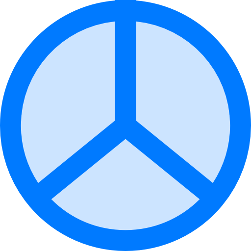 평화 Vitaliy Gorbachev Blue icon