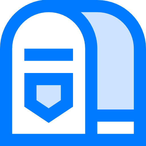Mail box Vitaliy Gorbachev Blue icon