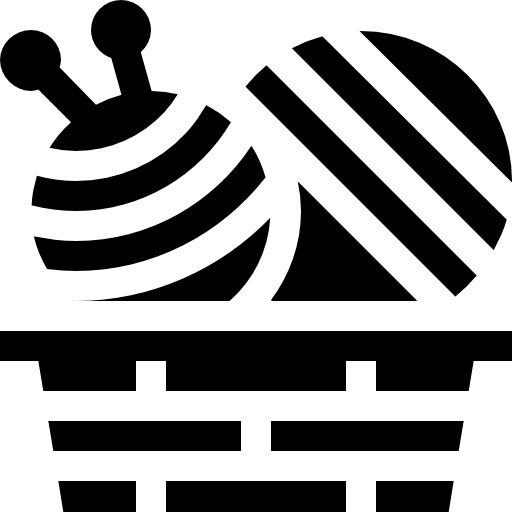 hilo Basic Straight Filled icono