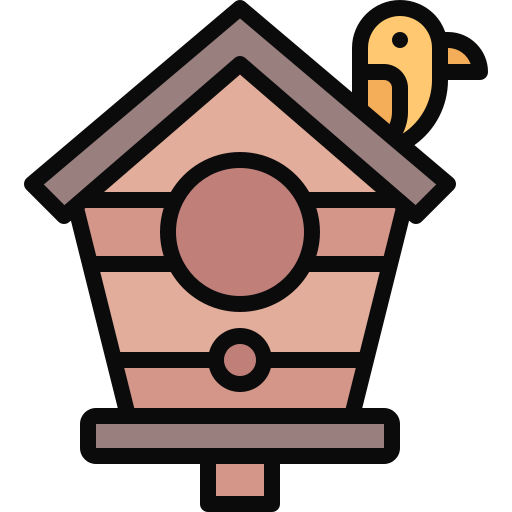 dom dla ptaków Generic color lineal-color ikona