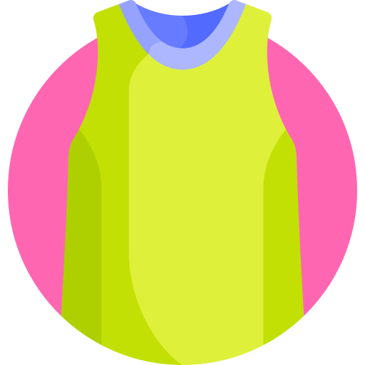 Sleeveless shirt Detailed Flat Circular Flat icon