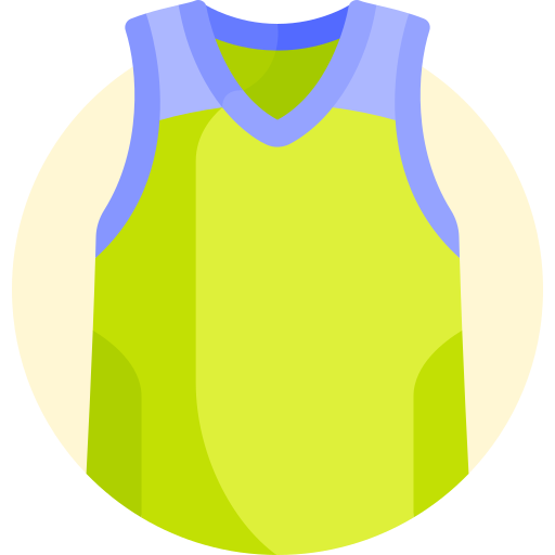 バスケットボールジャージ Detailed Flat Circular Flat icon