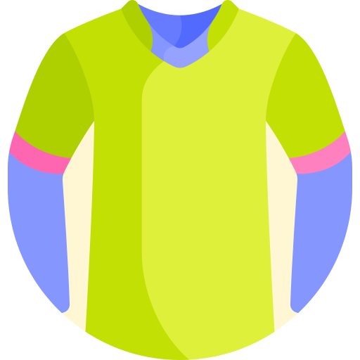 camisa con cuello en v Detailed Flat Circular Flat icono