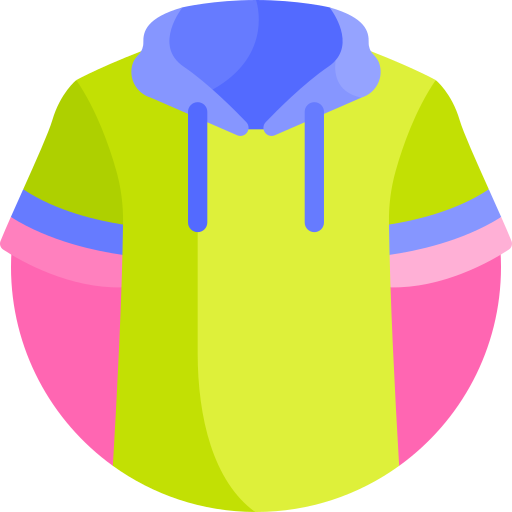 sweatshirt à capuche Detailed Flat Circular Flat Icône