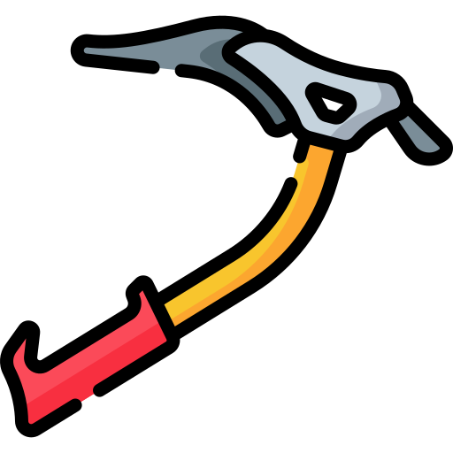 Ice axe Special Lineal color icon