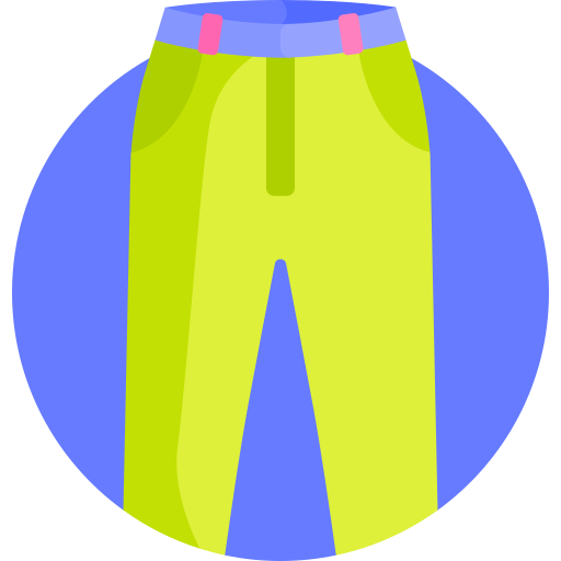 Trousers Detailed Flat Circular Flat icon