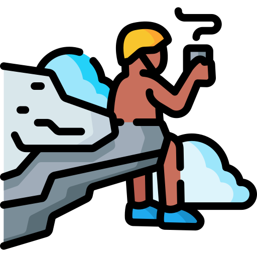 Rock climbing Special Lineal color icon