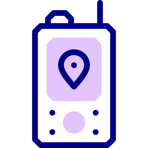 Gps Detailed Mixed Lineal color icon