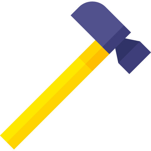 ハンマー Basic Straight Flat icon