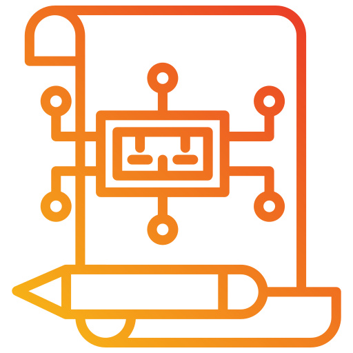 Schematic Generic gradient outline icon