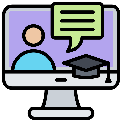 Online learning Generic color lineal-color icon
