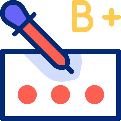 Blood type Basic Accent Lineal Color icon