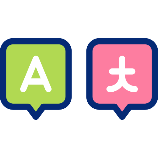 Language Basic Accent Lineal Color icon