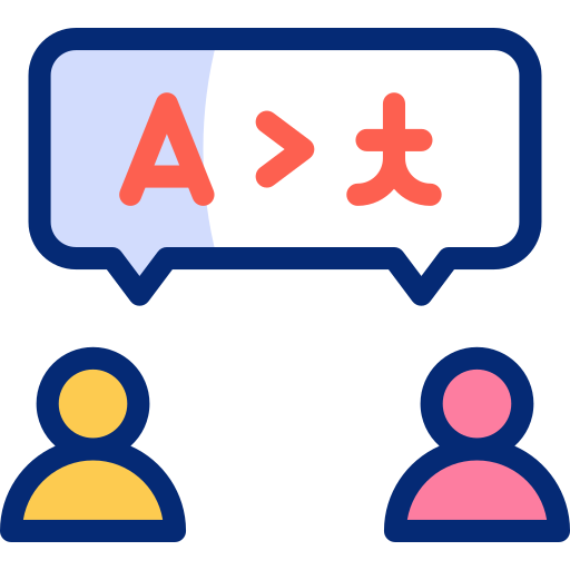 Dialogue Basic Accent Lineal Color icon